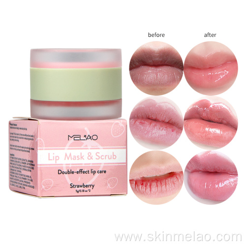 Moisturizing Nourishing Double Layers Repair Lip Scrub Mask